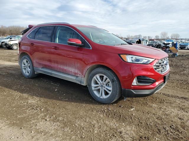 2FMPK4J94LBB40175 - 2020 FORD EDGE SEL RED photo 4