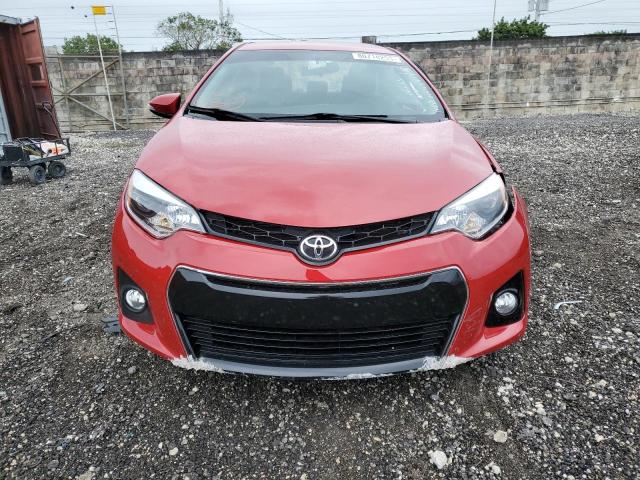 2T1BURHE6EC031364 - 2014 TOYOTA COROLLA L RED photo 5