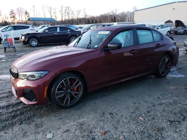 WBA5U9C0XNFM14849 - 2022 BMW M340XI BURGUNDY photo 1