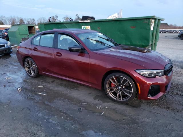 WBA5U9C0XNFM14849 - 2022 BMW M340XI BURGUNDY photo 4