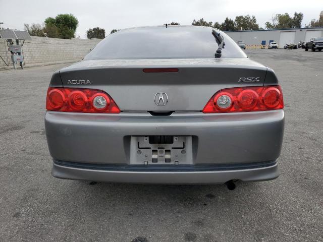JH4DC548X6S017194 - 2006 ACURA RSX GRAY photo 6
