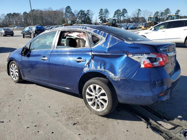 3N1AB7AP4JL657541 - 2018 NISSAN SENTRA S BLUE photo 2