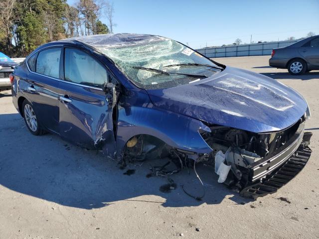 3N1AB7AP4JL657541 - 2018 NISSAN SENTRA S BLUE photo 4