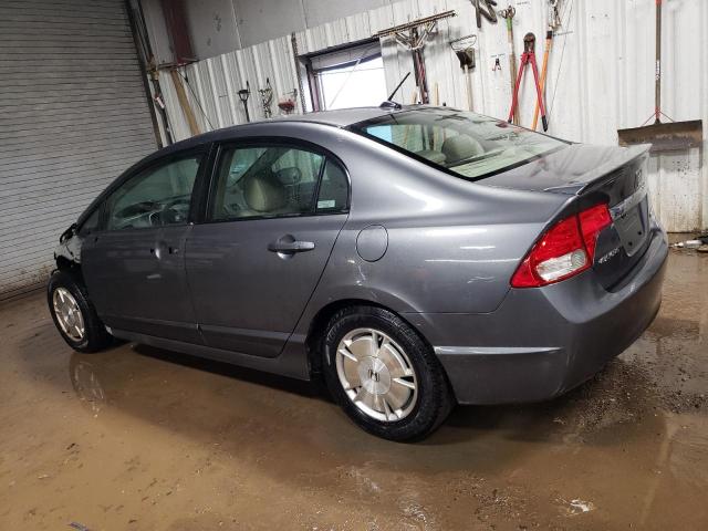 JHMFA3F22AS003150 - 2010 HONDA CIVIC HYBRID GRAY photo 2