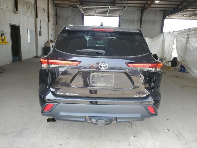 5TDGZRBH8LS025547 - 2020 TOYOTA HIGHLANDER XLE შავი ფოტო 6