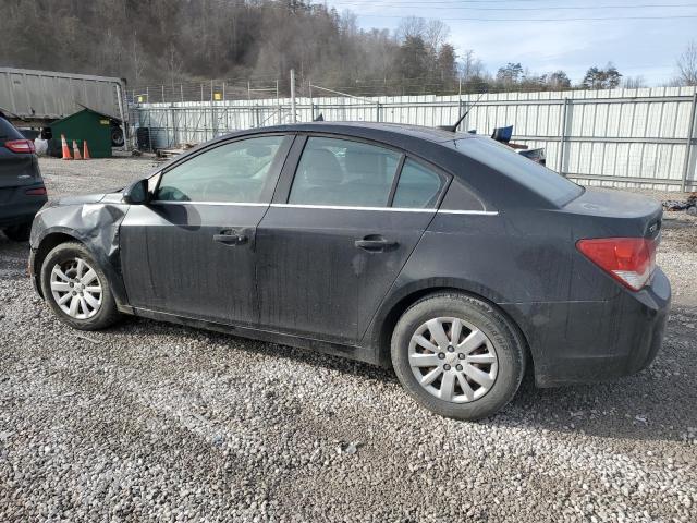 1G1PF5S93B7156929 - 2011 CHEVROLET CRUZE LT BLACK photo 2