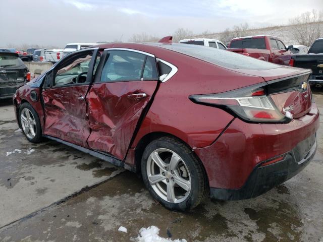 1G1RA6S56HU169727 - 2017 CHEVROLET VOLT LT BURGUNDY photo 2