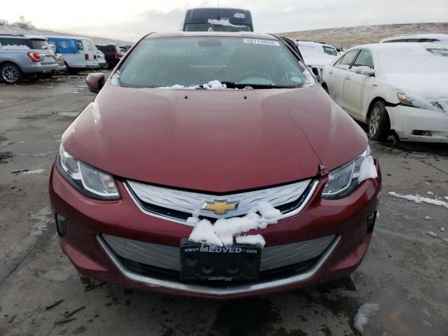 1G1RA6S56HU169727 - 2017 CHEVROLET VOLT LT BURGUNDY photo 5