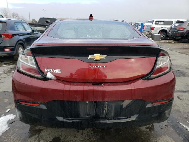 1G1RA6S56HU169727 - 2017 CHEVROLET VOLT LT BURGUNDY photo 6