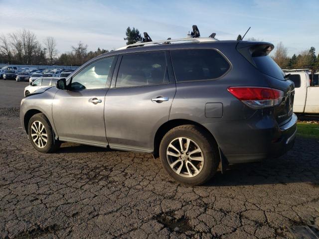 5N1AR2MM8EC692495 - 2014 NISSAN PATHFINDER S GRAY photo 2