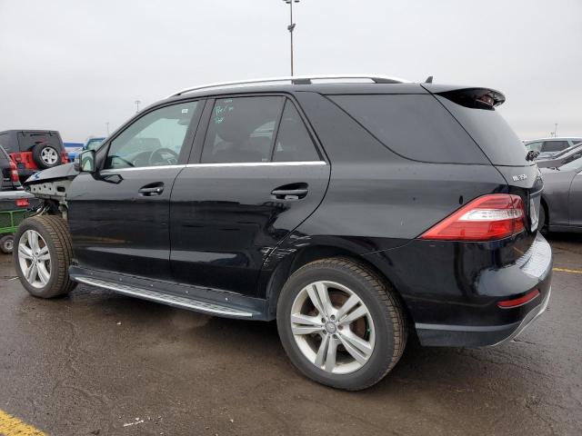 4JGDA5HB3EA352374 - 2014 MERCEDES-BENZ ML 350 4MATIC BLACK photo 2