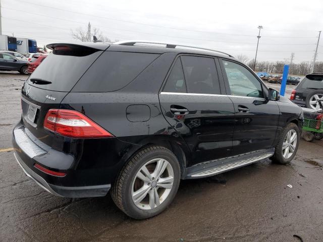 4JGDA5HB3EA352374 - 2014 MERCEDES-BENZ ML 350 4MATIC BLACK photo 3