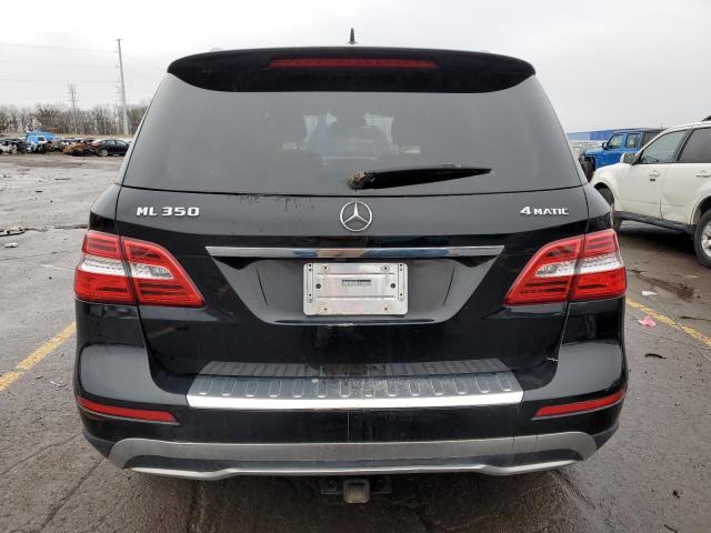4JGDA5HB3EA352374 - 2014 MERCEDES-BENZ ML 350 4MATIC BLACK photo 6