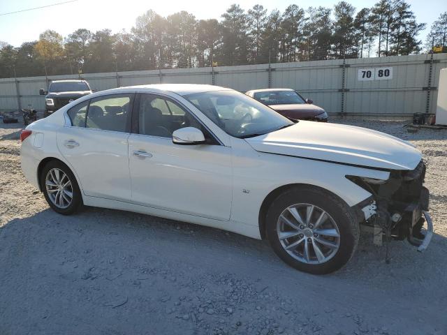 JN1BV7AR4EM690211 - 2014 INFINITI Q50 BASE WHITE photo 4