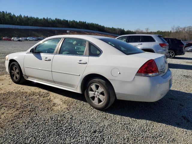 2G1WG5EK1B1190758 - 2011 CHEVROLET IMPALA LT WHITE photo 2