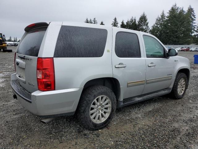 1GNUKDDJ4AR169142 - 2010 CHEVROLET TAHOE HYBRID SILVER photo 3