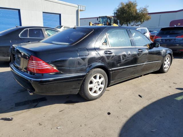 WDBNG70J41A179625 - 2001 MERCEDES-BENZ S 430 BLACK photo 3