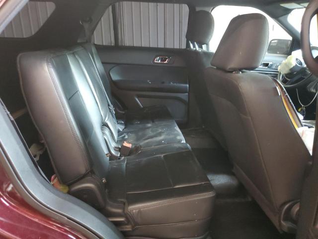 1FM5K8AR6HGC72207 - 2017 FORD EXPLORER POLICE INTERCEPTOR BURGUNDY photo 10