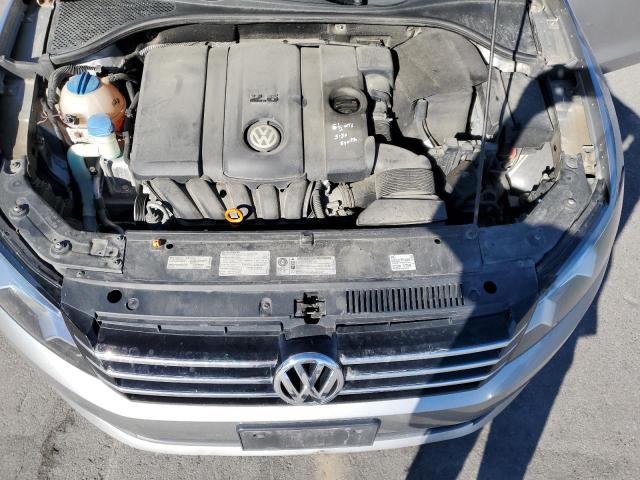 1VWBP7A32CC003133 - 2012 VOLKSWAGEN PASSAT SE ვერცხლისფერი ფოტო 11