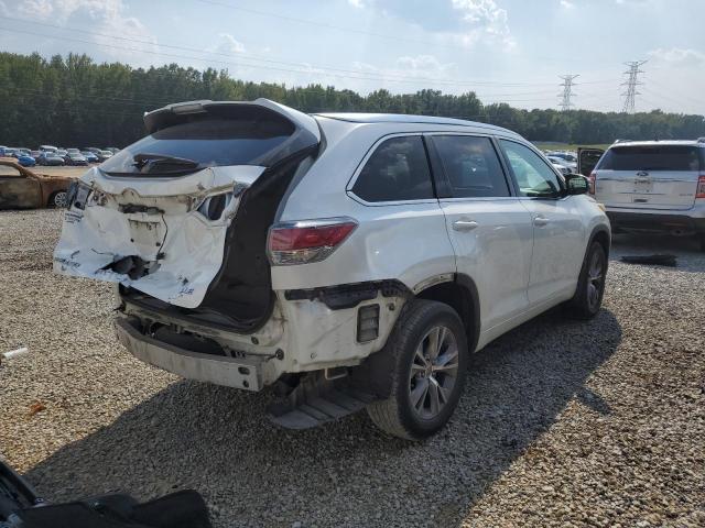5TDKKRFH2FS046746 - 2015 TOYOTA HIGHLANDER XLE أبيض صورة 3