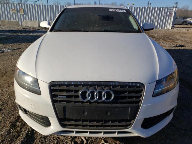 WAUBFAFL5BN050815 - 2011 AUDI A4 PREMIUM WHITE photo 5