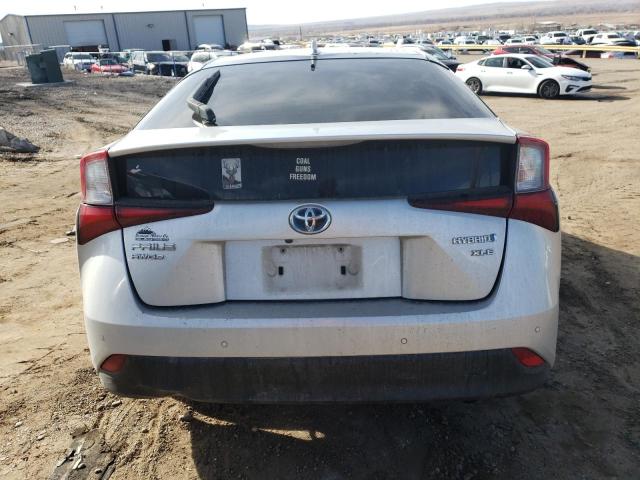 JTDL9RFU3K3011139 - 2019 TOYOTA PRIUS SILVER photo 6