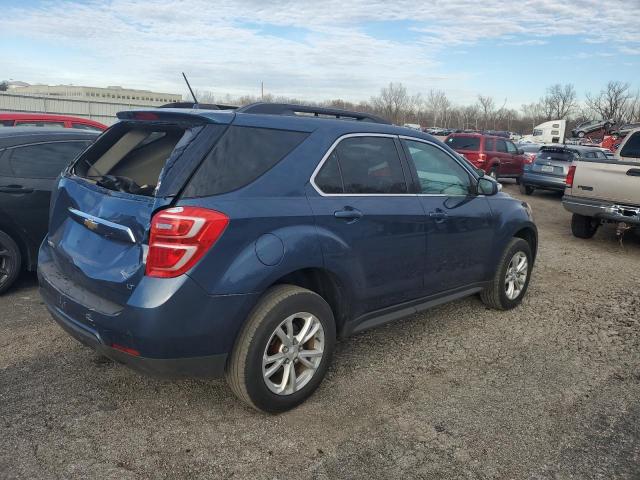 2GNALCEK4H6149402 - 2017 CHEVROLET EQUINOX LT BLUE photo 3