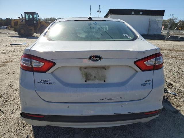 3FA6P0HR4DR158460 - 2013 FORD FUSION SE WHITE photo 6