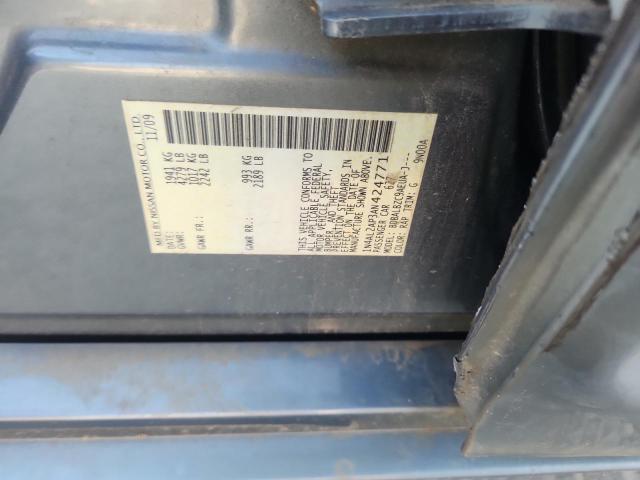 1N4AL2AP3AN424771 - 2010 NISSAN ALTIMA BASE GRAY photo 13