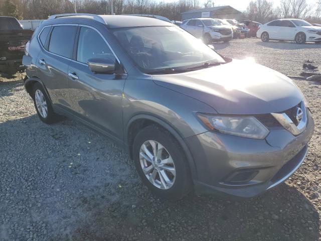 KNMAT2MTXFP542752 - 2015 NISSAN ROGUE S GRAY photo 4