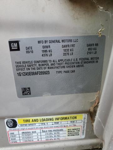 1G1ZA5E08AF289923 - 2010 CHEVROLET MALIBU LS Brun photo 12