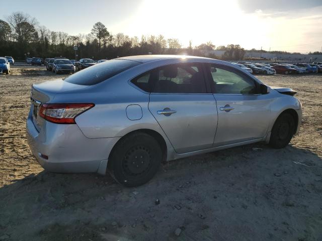 3N1AB7AP9FY294681 - 2015 NISSAN SENTRA S SILVER photo 3