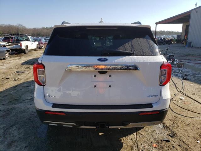 1FMSK8DH7NGB18140 - 2022 FORD EXPLORER XLT WHITE photo 6