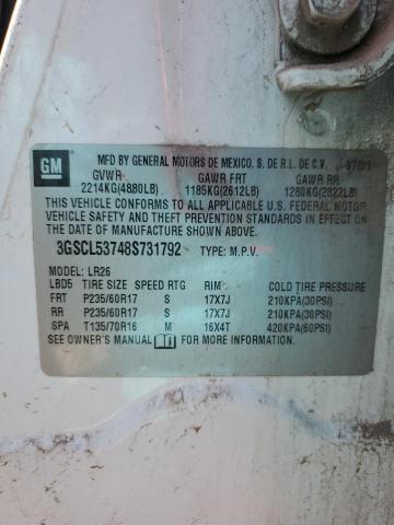 3GSCL53748S731792 - 2008 SATURN VUE XR WHITE photo 12