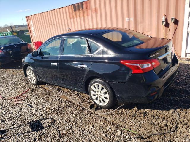 3N1AB7AP1HY256705 - 2017 NISSAN SENTRA S BLACK photo 2