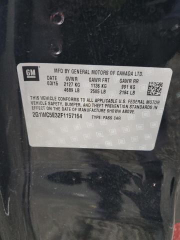 2G1WC5E32F1157164 - 2015 CHEVROLET IMPALA LIM LTZ BLACK photo 12