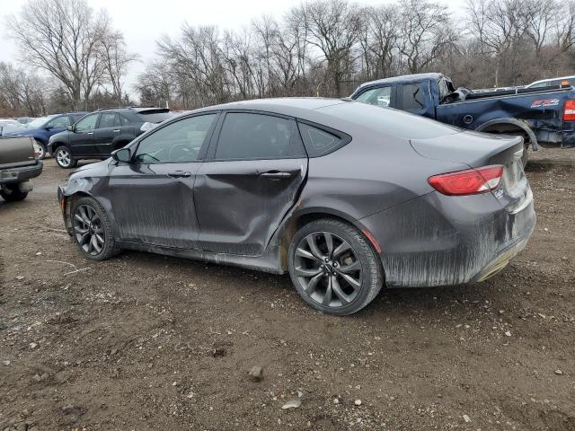 1C3CCCBG1FN551151 - 2015 CHRYSLER 200 S GRAY photo 2