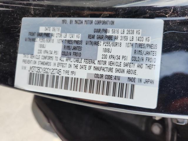 JM3TCBCY8G0120745 - 2016 MAZDA CX-9 TOURING 黑色 照片 13