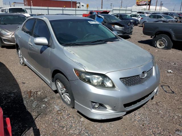 1NXBU40E09Z074987 - 2009 TOYOTA COROLLA BASE Srebrny zdjęcie 4