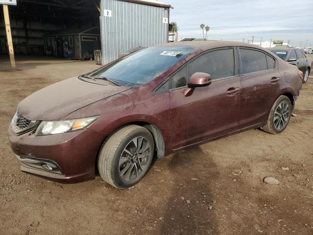 19XFB2F96DE262169 - 2013 HONDA CIVIC EXL ბურგუნდია ფოტო 1