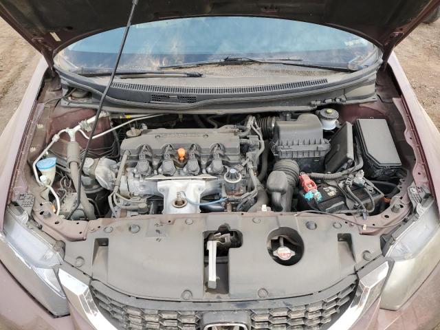 19XFB2F96DE262169 - 2013 HONDA CIVIC EXL ბურგუნდია ფოტო 11