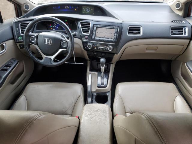 19XFB2F96DE262169 - 2013 HONDA CIVIC EXL ბურგუნდია ფოტო 8