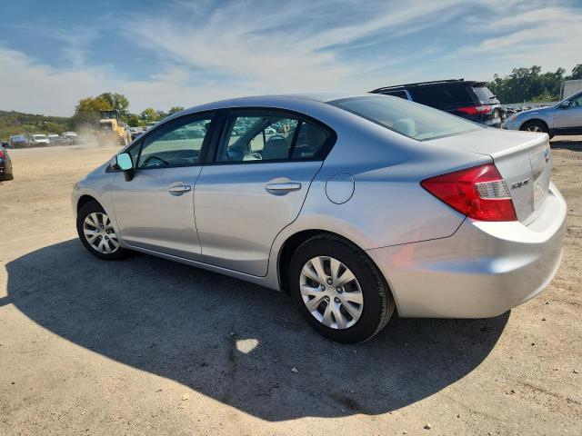 19XFB2F50CE061783 - 2012 HONDA CIVIC LX SILVER photo 2