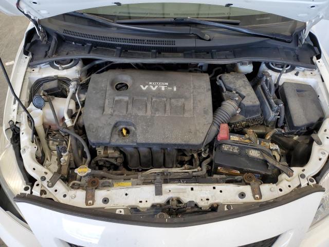 JTDBL40E099049534 - 2009 TOYOTA COROLLA BASE WHITE photo 11