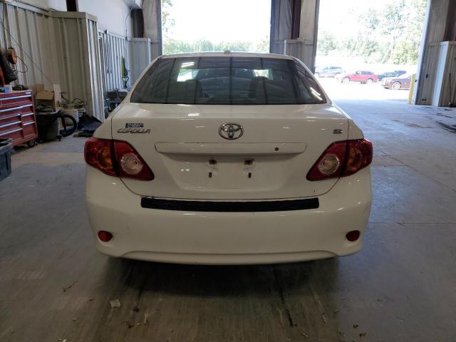 JTDBL40E099049534 - 2009 TOYOTA COROLLA BASE WHITE photo 6