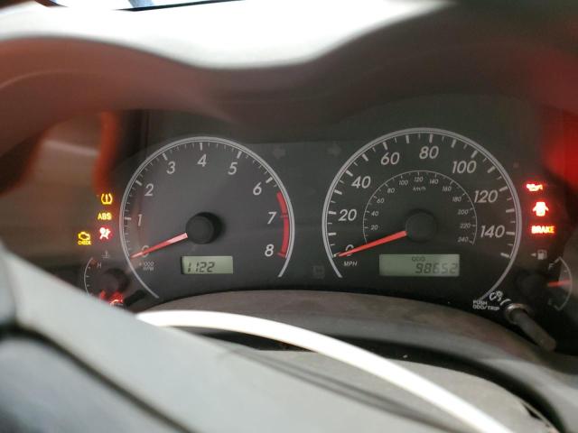 JTDBL40E099049534 - 2009 TOYOTA COROLLA BASE WHITE photo 9