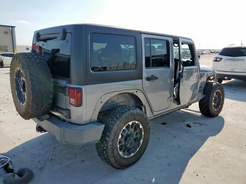 1C4HJWDG7DL690781 - 2013 JEEP WRANGLER U SPORT SILVER photo 3