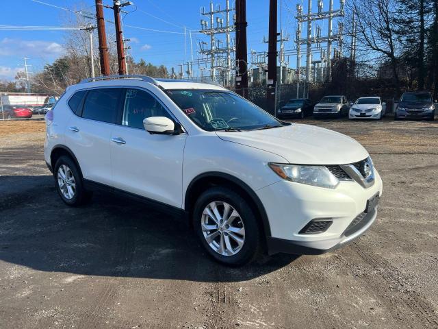 5N1AT2MV9EC777582 - 2014 NISSAN ROGUE S WHITE photo 1