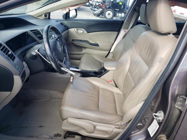 19XFB2F90CE017902 - 2012 HONDA CIVIC EXL ნაცრისფერი ფოტო 7