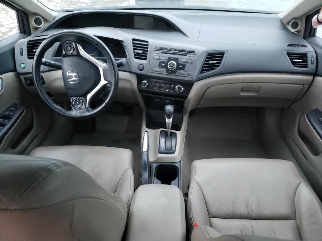 19XFB2F90CE017902 - 2012 HONDA CIVIC EXL ნაცრისფერი ფოტო 8